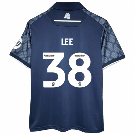 Kandiny Heren Elliot Lee #38 Zwart Uitshirt Uittenue 2024/25 T-Shirt