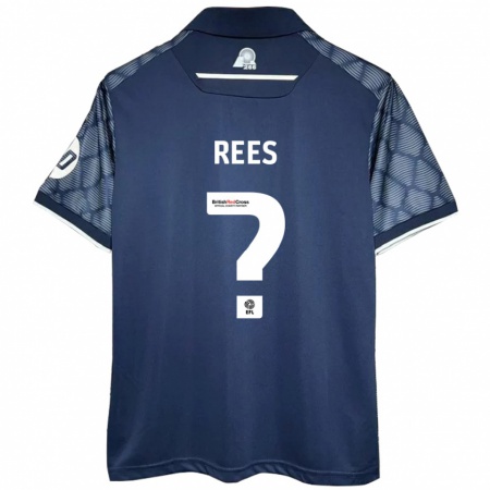 Kandiny Heren Joe Rees #0 Zwart Uitshirt Uittenue 2024/25 T-Shirt