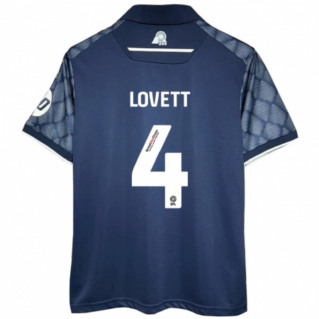 Kandiny Heren Erin Lovett #4 Zwart Uitshirt Uittenue 2024/25 T-Shirt