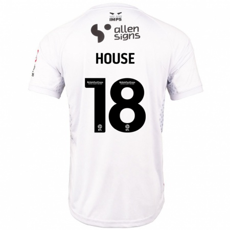 Kandiny Heren Ben House #18 Rood Wit Uitshirt Uittenue 2024/25 T-Shirt