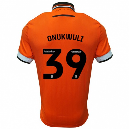 Kandiny Herren Favour Onukwuli #39 Orange Weiß Auswärtstrikot Trikot 2024/25 T-Shirt Österreich