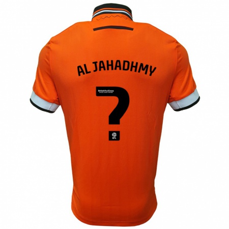 Kandiny Heren Murtadha Al-Jahadhmy #0 Oranje Wit Uitshirt Uittenue 2024/25 T-Shirt