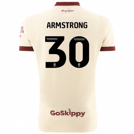 Kandiny Heren Sinclair Armstrong #30 Crèmewit Uitshirt Uittenue 2024/25 T-Shirt