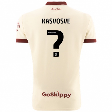 Kandiny Uomo Maglia Henry Kasvosve #0 Crema Bianco Kit Gara Away 2024/25 Maglietta