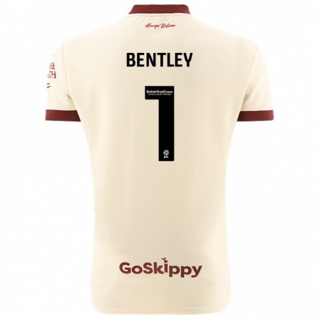 Kandiny Heren Fran Bentley #1 Crèmewit Uitshirt Uittenue 2024/25 T-Shirt