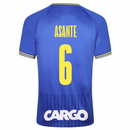 Kandiny Heren Tyrese Asante #6 Wit Uitshirt Uittenue 2024/25 T-Shirt