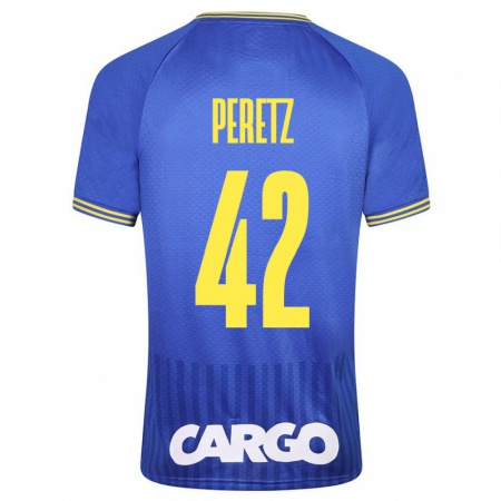 Kandiny Heren Dor Peretz #42 Wit Uitshirt Uittenue 2024/25 T-Shirt