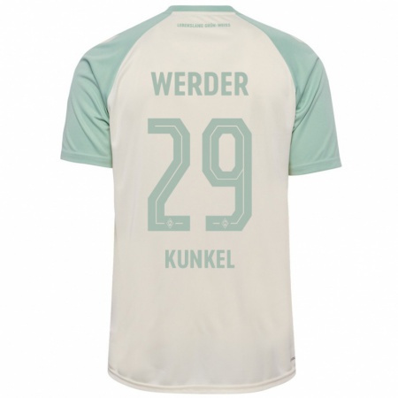 Kandiny Heren Melina Kunkel #29 Off-White Lichtgroen Uitshirt Uittenue 2024/25 T-Shirt