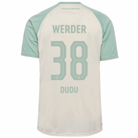 Kandiny Heren Dudu #38 Off-White Lichtgroen Uitshirt Uittenue 2024/25 T-Shirt