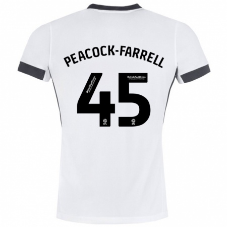 Kandiny Herren Bailey Peacock-Farrell #45 Weiß Schwarz Auswärtstrikot Trikot 2024/25 T-Shirt Österreich