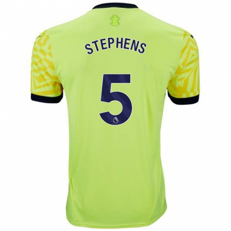 Kandiny Heren Jack Stephens #5 Geel Uitshirt Uittenue 2024/25 T-Shirt