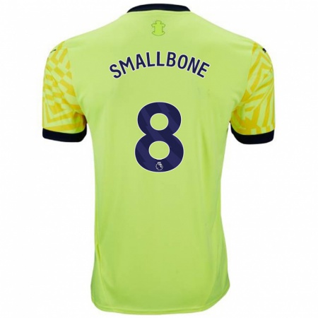 Kandiny Heren Will Smallbone #8 Geel Uitshirt Uittenue 2024/25 T-Shirt