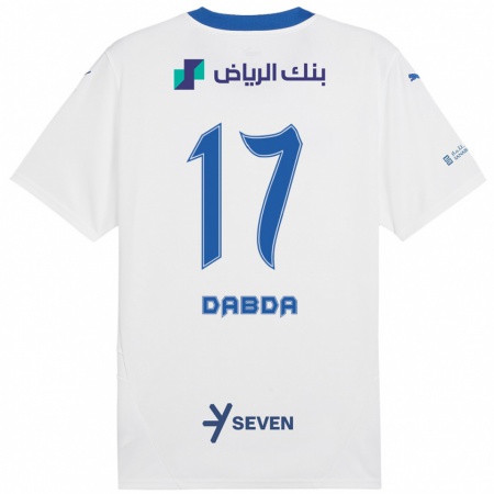 Kandiny Herren Claudia Dabda #17 Weiß Blau Auswärtstrikot Trikot 2024/25 T-Shirt Österreich