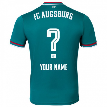 Kandiny Uomo Maglia Il Tuo Nome #0 Verde Scuro Kit Gara Away 2024/25 Maglietta