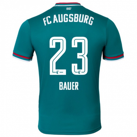 Kandiny Heren Maximilian Bauer #23 Donkergroen Uitshirt Uittenue 2024/25 T-Shirt België