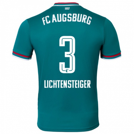 Kandiny Hombre Camiseta David Lichtensteiger #3 Verde Oscuro 2ª Equipación 2024/25 La Camisa