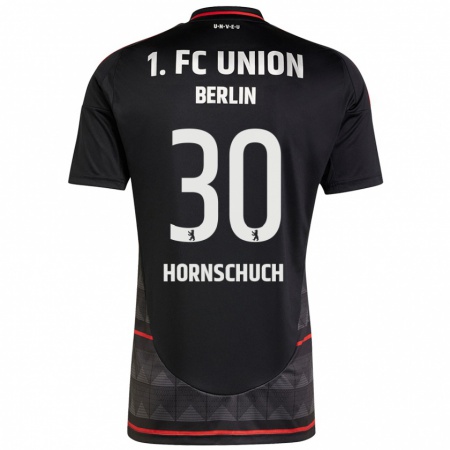 Kandiny Herren Sarah Hornschuch #30 Schwarz Auswärtstrikot Trikot 2024/25 T-Shirt Österreich