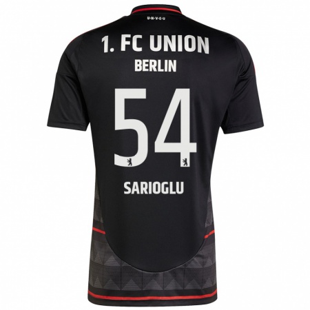 Kandiny Uomo Maglia Defne Sarıoğlu #54 Nero Kit Gara Away 2024/25 Maglietta