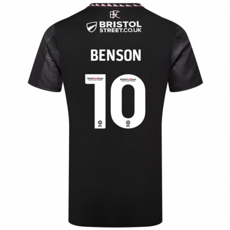 Kandiny Herren Benson Manuel #10 Schwarz Auswärtstrikot Trikot 2024/25 T-Shirt Österreich