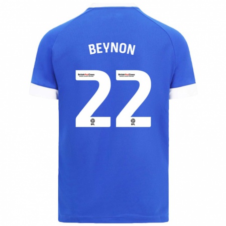 Kandiny Dames Emma Beynon #22 Hemelsblauw Thuisshirt Thuistenue 2024/25 T-Shirt