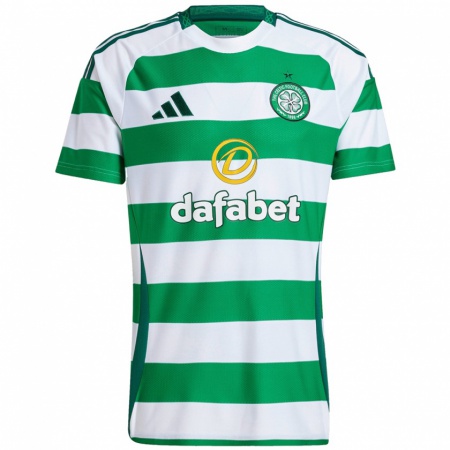 Kandiny Dames Hassan Dembele #0 Groen Wit Thuisshirt Thuistenue 2024/25 T-Shirt