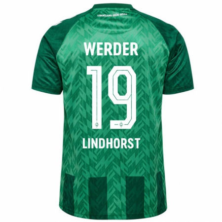 Kandiny Dames Jerrit Lindhorst #19 Groen Thuisshirt Thuistenue 2024/25 T-Shirt