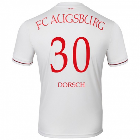 Kandiny Damen Niklas Dorsch #30 Weiß Heimtrikot Trikot 2024/25 T-Shirt Österreich