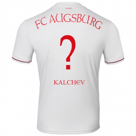 Kandiny Mujer Camiseta Nikola Kalchev #0 Blanco 1ª Equipación 2024/25 La Camisa