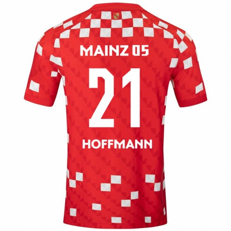 KandinyレディースLeon Hoffmann#21白 赤ホームシャツ2024/25ジャージーユニフォーム