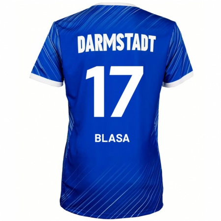 Kandiny Damen Keanu Blasa #17 Blau Weiß Heimtrikot Trikot 2024/25 T-Shirt Österreich