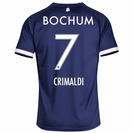 Kandiny Donna Maglia Alessandro Crimaldi #7 Blu Scuro Kit Gara Home 2024/25 Maglietta