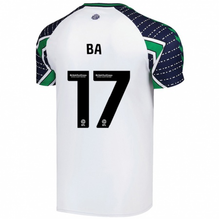 Kandiny Donna Maglia Abdoullah Ba #17 Bianco Kit Gara Away 2024/25 Maglietta