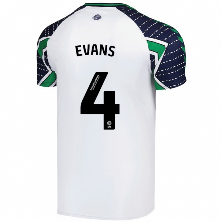 Kandiny Donna Maglia Corry Evans #4 Bianco Kit Gara Away 2024/25 Maglietta