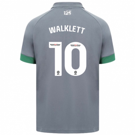 Kandiny Dames Kerry Walklett #10 Donkergrijs Uitshirt Uittenue 2024/25 T-Shirt