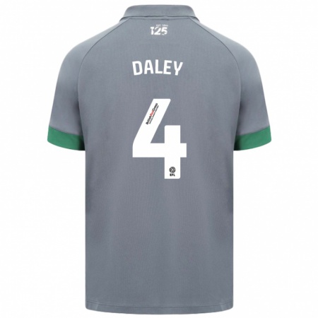 Kandiny Dames Hannah Daley #4 Donkergrijs Uitshirt Uittenue 2024/25 T-Shirt