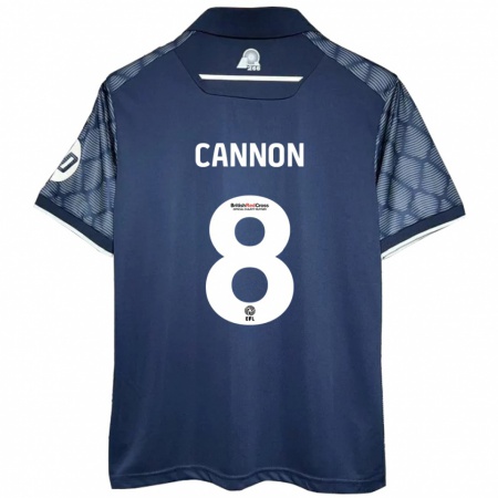 Kandiny Dames Andy Cannon #8 Zwart Uitshirt Uittenue 2024/25 T-Shirt