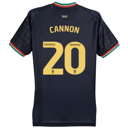 Kandiny Dames Reggie Cannon #20 Donker Marineblauw Uitshirt Uittenue 2024/25 T-Shirt