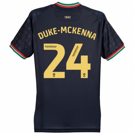 Kandiny Dames Stephen Duke-Mckenna #24 Donker Marineblauw Uitshirt Uittenue 2024/25 T-Shirt