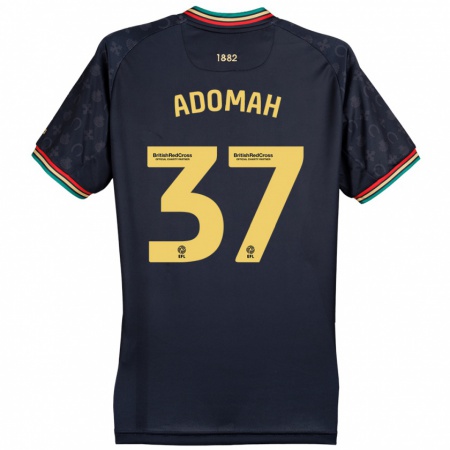 Kandiny Dames Albert Adomah #37 Donker Marineblauw Uitshirt Uittenue 2024/25 T-Shirt