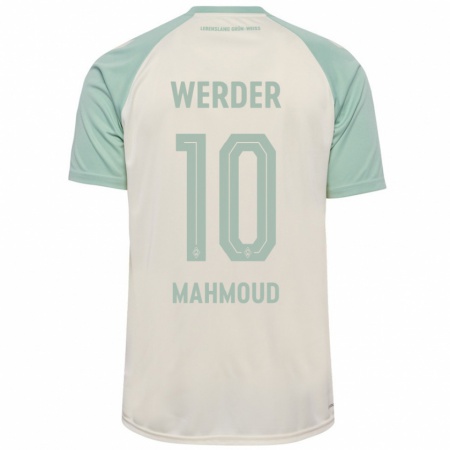 Kandiny Dames Tuana Mahmoud #10 Off-White Lichtgroen Uitshirt Uittenue 2024/25 T-Shirt