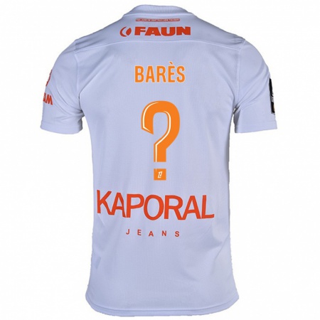 Kandiny Dames Gabriel Barès #0 Wit Uitshirt Uittenue 2024/25 T-Shirt