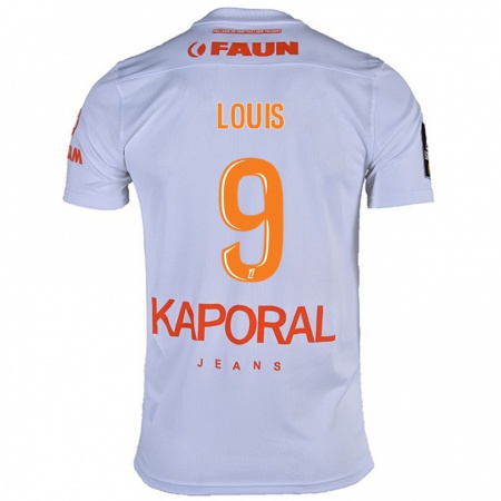 Kandiny Donna Maglia Kethna Louis #9 Bianco Kit Gara Away 2024/25 Maglietta