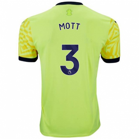 Kandiny Dames Milly Mott #3 Geel Uitshirt Uittenue 2024/25 T-Shirt