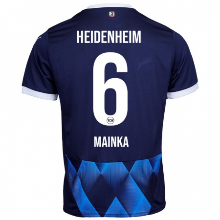 Kandiny Damen Patrick Mainka #6 Dunkel Marineblau Auswärtstrikot Trikot 2024/25 T-Shirt Österreich