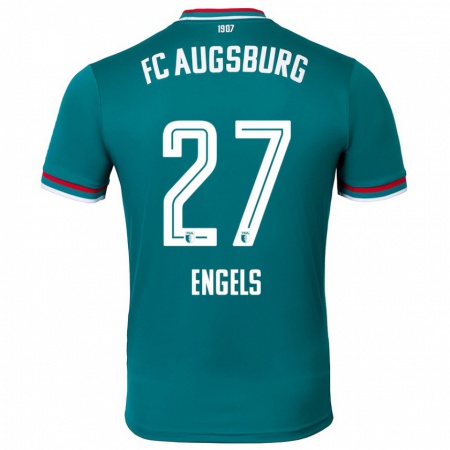 Kandiny Damen Arne Engels #27 Dunkelgrün Auswärtstrikot Trikot 2024/25 T-Shirt Österreich