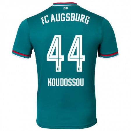 Kandiny Mujer Camiseta Henri Koudossou #44 Verde Oscuro 2ª Equipación 2024/25 La Camisa