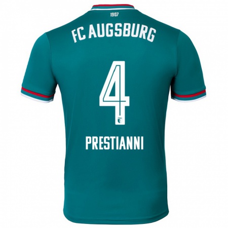 Kandiny Damen Luis Prestianni #4 Dunkelgrün Auswärtstrikot Trikot 2024/25 T-Shirt Österreich