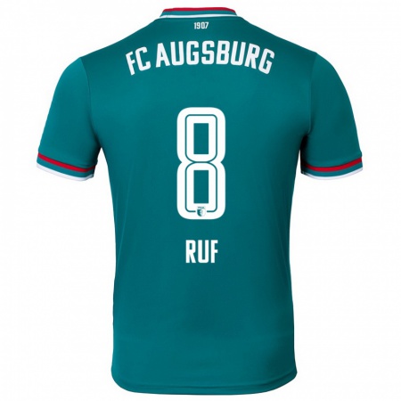 Kandiny Damen Jonas Ruf #8 Dunkelgrün Auswärtstrikot Trikot 2024/25 T-Shirt Österreich