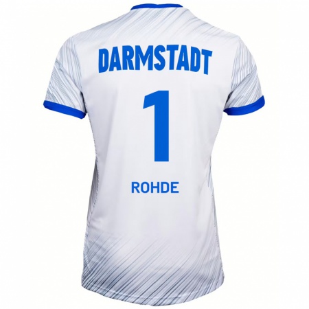 Kandiny Damen Til Rohde #1 Weiß Blau Auswärtstrikot Trikot 2024/25 T-Shirt Österreich