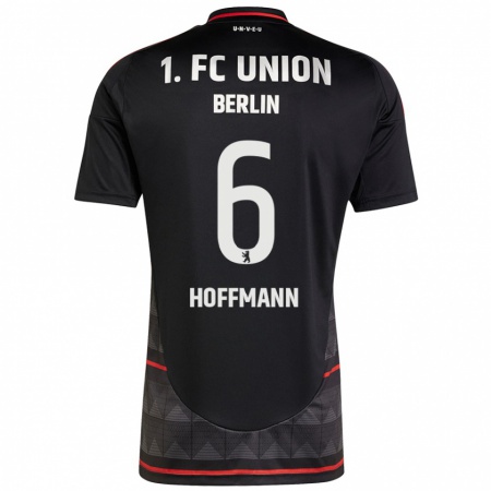 Kandiny Damen Finn Hoffmann #6 Schwarz Auswärtstrikot Trikot 2024/25 T-Shirt Österreich